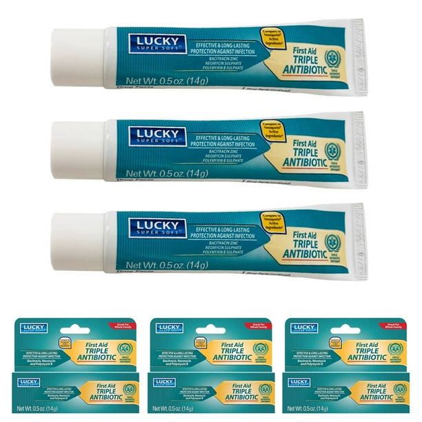 3 PC Triple Antibiotic Ointment First Aid Prevent Infection Wounds Cuts