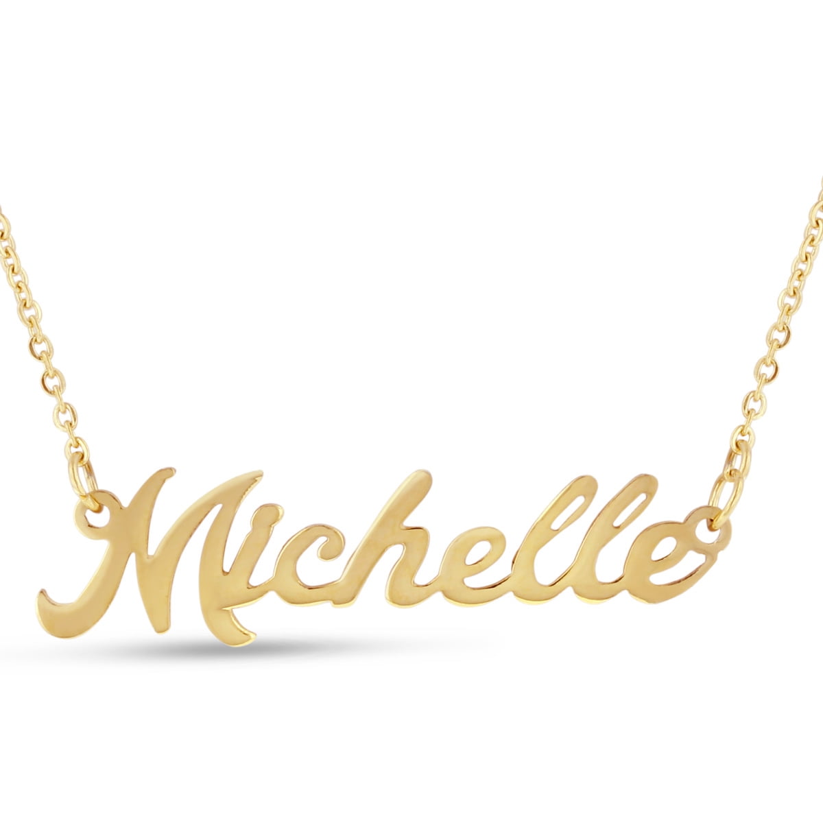 Walmart gold name necklace Clearance
