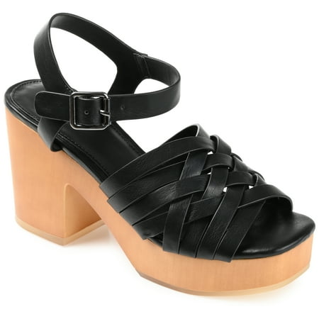 

Journee Collection Womens Addisyn Tru Comfort Foam Woven Detail Clog Sandals