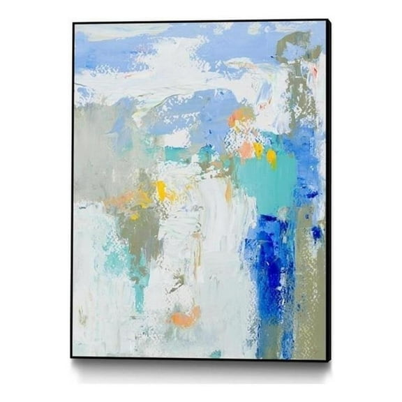 Giant Art Canvas  30x40 Beachside I Framed in Multi-Color