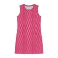 thumbnail image 6 of TFEOQRY Women's Polka Dot Dress Crew Neck Sleeveless Side Split Hem Summer Beach Dresses, 6 of 6