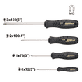 thumbnail image 3 of Vesseltools 550APH4PBU Vessel Armor Grip Screwdriver 4pc. Set No.550aph4pbu, 3 of 3