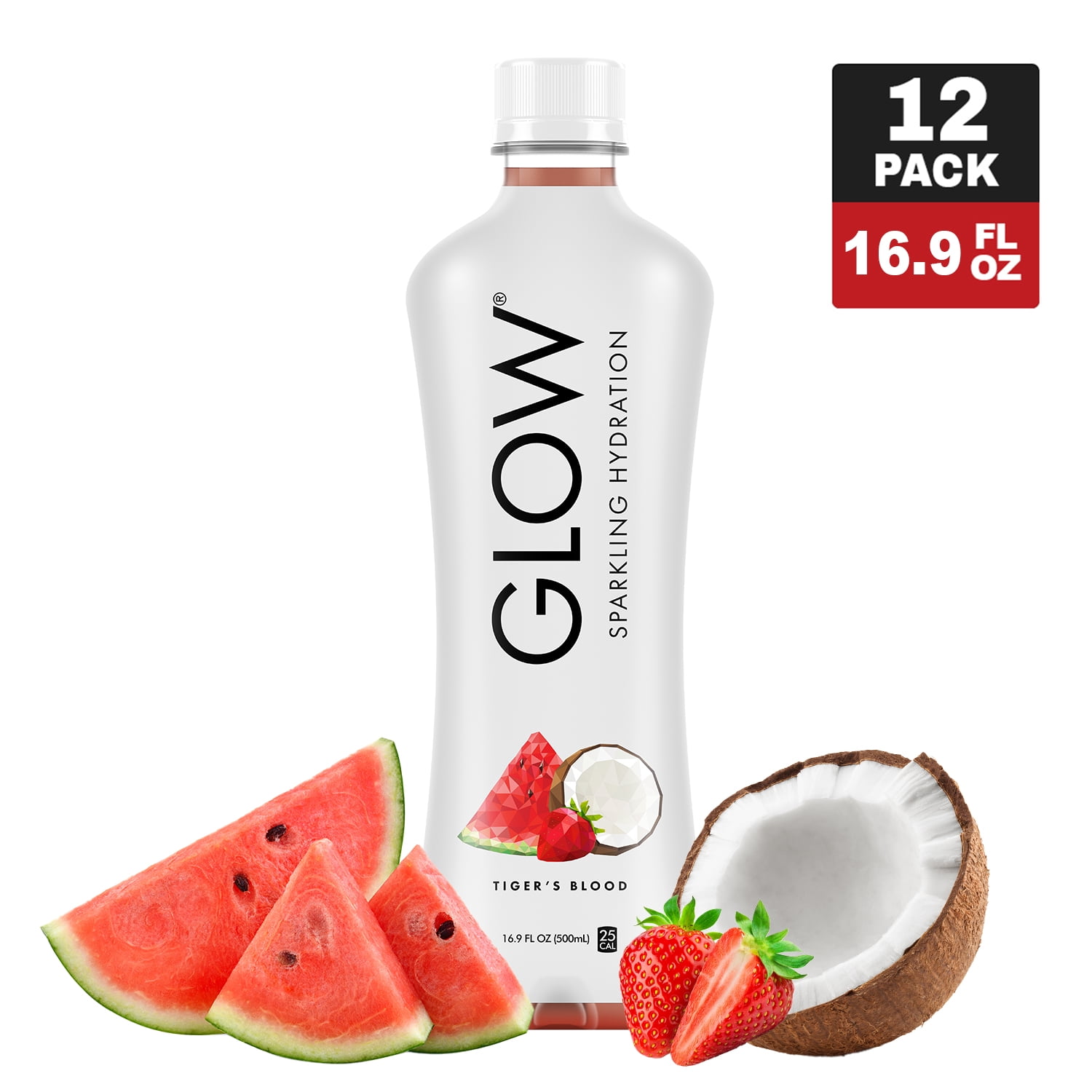 GLOW® Sparkling Hydration - Variety Pack - 16.9oz PET - 12 Pack