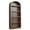 brownish red, variant on 71.65" Tall Arched Bookcase – 5-Tier Farmhouse Wooden Bookshelf with Door, Metal Corner Protection, Modern Storage Shelf for Living Room, Office, Bedroom – Brownish Red – Basic