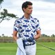 thumbnail image 3 of Fotbe Whale Camiseta Polo de Golf para Hombre con Estampado – Camisa Deportiva Transpirable con Cuello Abotonado-Small, 3 of 6