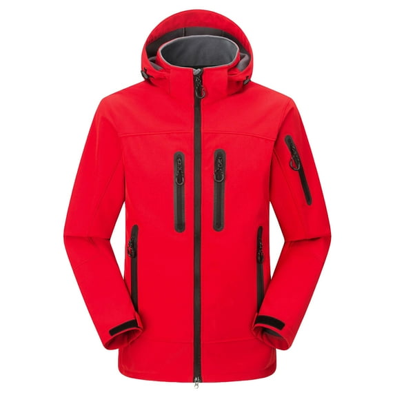 Deals of the Day,Tarmeek Waterproof Ski Jacket for Women Men Warm Winter Outdoor Solid Color Insulated Snow Jackets Coats Hooded Zipper Pockets Rain Jackets Thick Mountaineering Suit Ski Suit