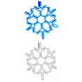 thumbnail image 1 of 2x luces de cadena decorativas, lámparas de hadas, bombillas para ventanas exteriores e interiores CUTICAT Luces de copo de nieve, 1 of 8