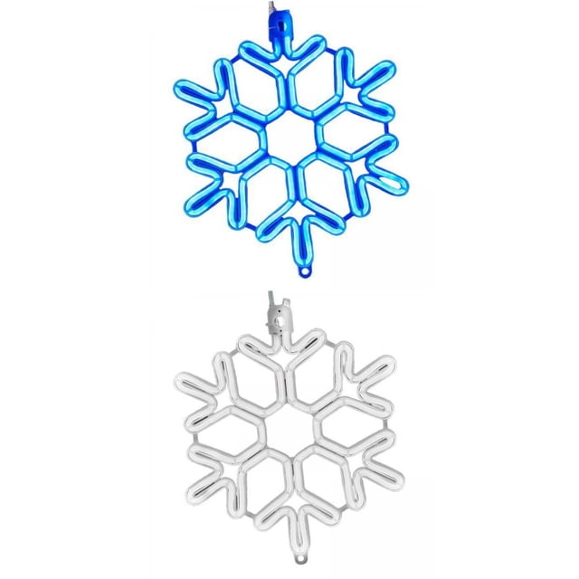 2x luces de cadena decorativas, lámparas de hadas, bombillas para ventanas exteriores e interiores CUTICAT Luces de copo de nieve