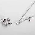 thumbnail image 1 of Collar de urna de piedra natal de acero inoxidable, colgante de cenizas de cristal de amor para conmemorar a familiares, joyas para mascotas, 1 of 2