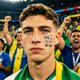 thumbnail image 5 of Tatuajes temporales para rostro y cuerpo: tatuajes de fútbol resistentes al agua para aficionados al deporte, decoraciones para animar a los hinchas en los partidos, divertidos recuerdos para fi, 5 of 6