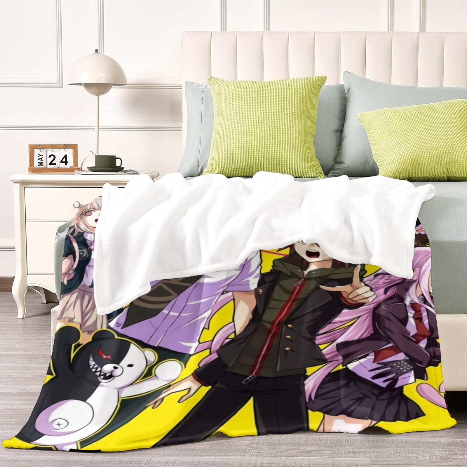 danganronpa Throw Blanket Gifts for Fans Lover Girls Boys Women Present Hoodie Him Bed 40"x50"