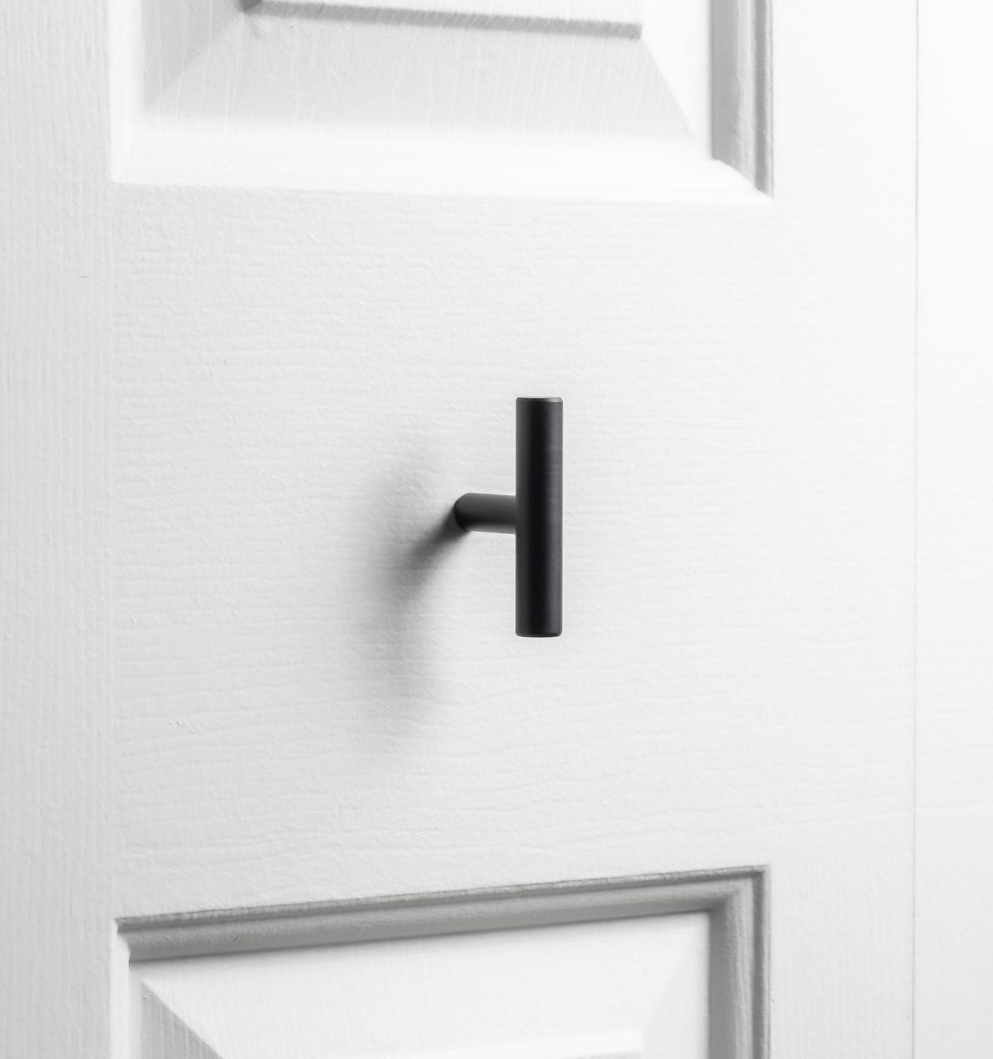Era Rounded T Knob 4-Pack Matte Black