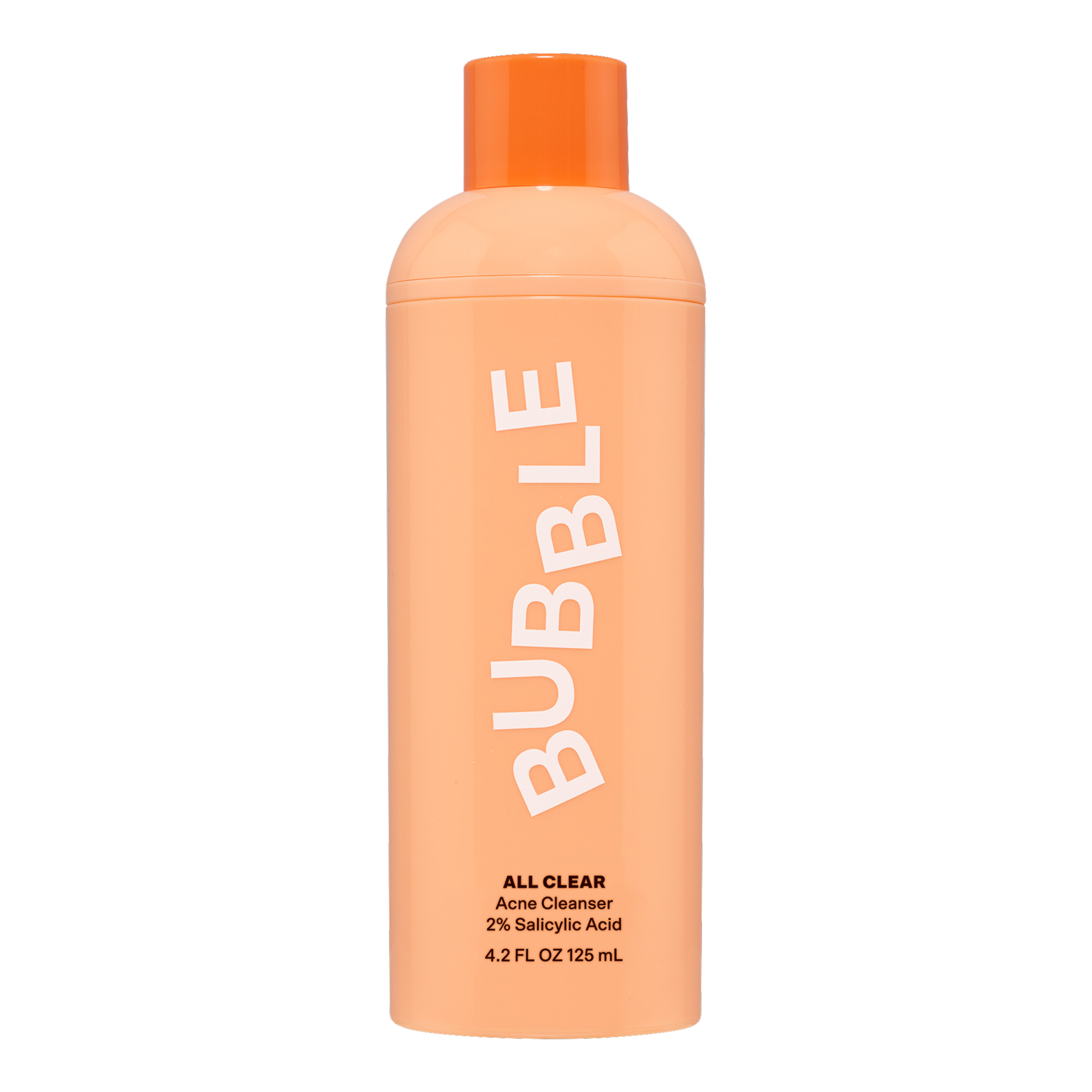 Bubble Skincare All Clear 2% Salicylic Acid Facial Cleanser for Acne and Breakout Prone Skin, 125ml