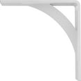 thumbnail image 4 of Ekena Millwork 2"W x 8"D x 8"H Legacy Steel Bracket, Hammered White, 4 of 13
