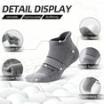 thumbnail image 4 of Mqamex Athletic Ankle Socks Mens, Cushioned Cotton Short Socks,6 Pairs Sizes 6.5-12.5, 4 of 8