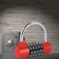thumbnail image 1 of Sonew 5 Digit Code Lock Padlock U-shaped Suitcase Door Combination Lock, Code Padlock, 5 Digit Lock, 1 of 6