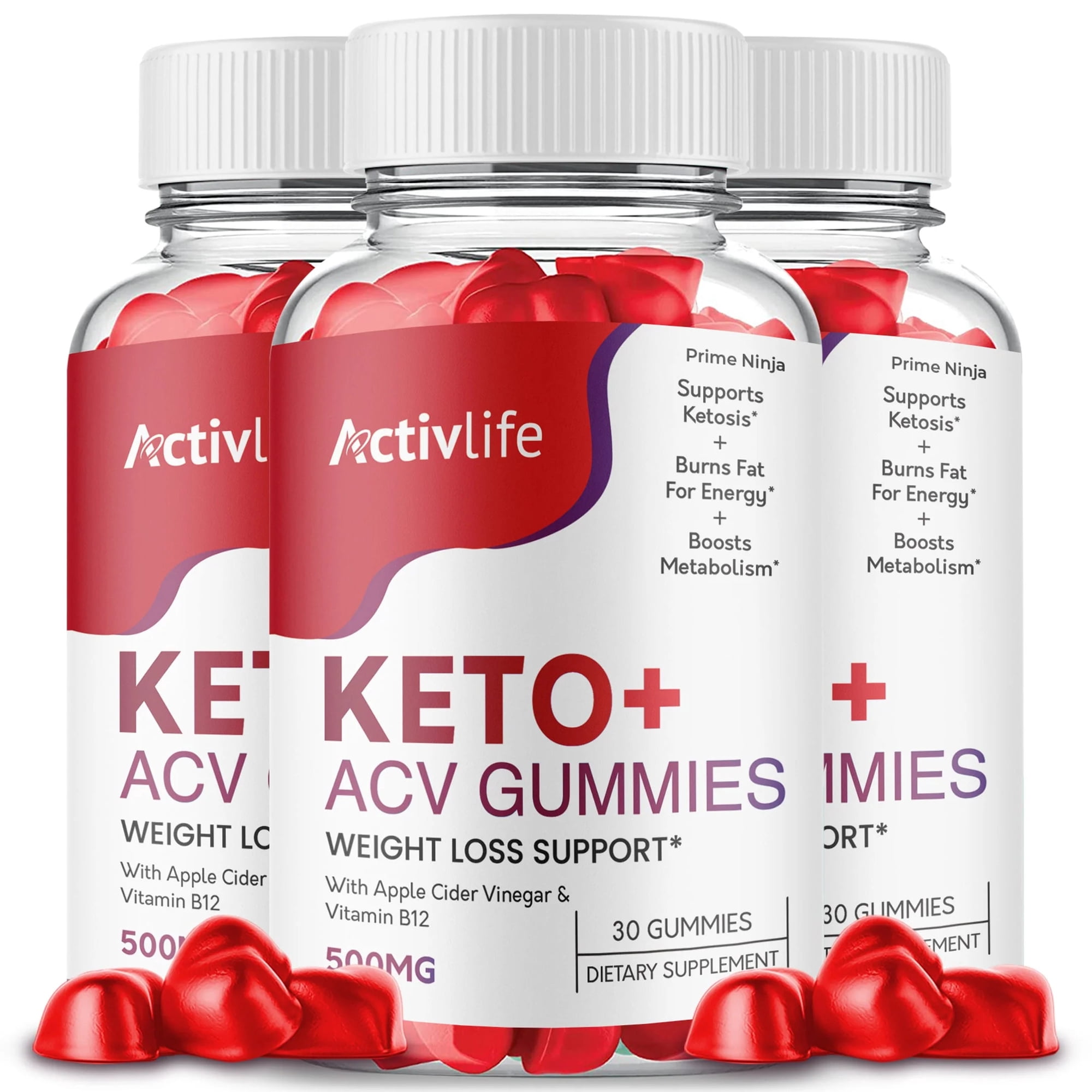 ActivLife Keto ACV Gummies, Activ Life Keto Gummies, ActivLife Keto with ACV Official Weight Management Formula Gummy (3 Pack)