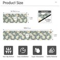 thumbnail image 3 of Yayeee Faucet Mat for Kitchen Sink 14.7" Diatomite Long Splash Guard Pad, Sage Green Flower Pattern, 3 of 7