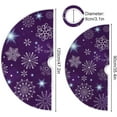 thumbnail image 3 of GZHJMY Christmas Christmas Tree Skirt Home Decoration Large Round Christmas Tree Skirt for Holiday Party Home Christmas Day Ornaments, 47.2", 3 of 6