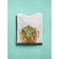 thumbnail image 3 of T-rex Dinosaur Watercolor Sweatshirt Men -Image by Shutterstock, Male 4X-Large, 3 of 4