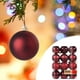 thumbnail image 3 of Adornos navideños Dgankt para interiores, bolas navideñas de 4 cm, para árbol de Navidad, varios estilos, para fiestas, 3 of 3