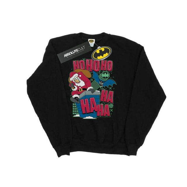 DC Comics Chandail en Molleton Batman et Joker Ha Ha Ho Ho Ho pour Femmes