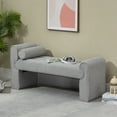 thumbnail image 2 of Luccalily Modern Ottoman Bench, Bed stool made of loop gauze, End Bed Bench, Footrest for Bedroom, Living Room, End of Bed, 2 of 11