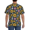 thumbnail image 2 of Rocae Colorful Sunflowers for Men's Moisture-Wicking Crew Tee - T-Shirt for Sports, Outdoor Activities, and Casual WearX-Large, 2 of 9