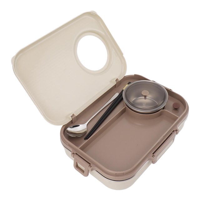 Fiambrera Bento Fiambrera de Acero Inoxidable con Tazón de Sopa Cuchara Palillos Caja de Almuerzo a Prueba de Fugas Caja Bento Portátil para Oficina Camping Picnic ANGGREK Otros