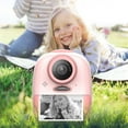 thumbnail image 6 of Instant Print Camera For Kids,26MP Digital Camera For Kids Aged 3-12 Ink Printing 1080P Video Camera For Kids With 32GB Card,Color Pens,Print Papers 5ml Pink, 6 of 8