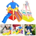 thumbnail image 3 of Shisuyan 2pcs Plaything Props Playground Decor Children Scene Model Miniature Toy For Doll House Decoration Mini Slide Toy Model Mini Slide Toys, 3 of 8