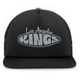 thumbnail image 2 of Men's Fanatics Black/Silver Los Angeles Kings Authentic Pro Hometown Rink Foam Trucker Snapback Hat, 2 of 5