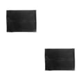 thumbnail image 1 of Sidaley Caja de servilletas para parasol de coche, reposabrazos de cuero PU, soporte de papel, caja de pañuelos, negro Negro 2piezas, 1 of 6