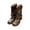 Brown, variant on Fesfesfes Women's Boots Fall And Winter Boots Lined Anti-Slip Ankle Boots Outdoor Slip-On Waterproof Booties Comfort Shoes Work Boots 5.5(36)