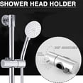 thumbnail image 6 of Adjustable 22mm Chrome Shower Head Holder Riser Bathroom Rail Bracket Slider O3Y1, 6 of 8