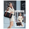 thumbnail image 2 of Bolsa de mano LOVEVOOK Puffer 27L para portátil de mujer de 15.6 pulgadas, 2 of 9