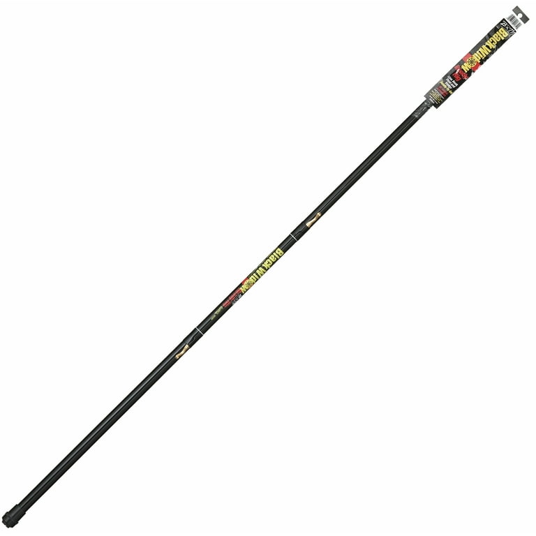 13 ft telescopic fishing rod (2 pack) B'n'M Pole Black Widow Ready Rig, 13ft Telescopic Panfish Pole