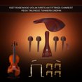 thumbnail image 1 of 4/4 Violin Tailpiece, With Endpin 1Set 4/4 Violin Accessories, For Beginner Student Enthusiasts Professional, 1 of 8
