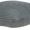 thumbnail image 3 of Parkland Collection Paxon Transitional Grey Pillow Cover With Down Insert, 3 of 10
