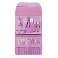 thumbnail image 1 of Professional Pedicure Kit Nail Clipperstools, Grooming Kit Nail Care Tool With Leather Travel Case, 1 of 5