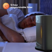 Cozi by Tzumi 10 Oscillating Ceramic Desktop Space Heater With LED Display and Remote Control
