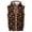 Yellow, variant on Delconic Mens Halloween Print Sleeveless Zip Up Hoodie Vest Casual Vintage American Style Lightweight Fleece Hooded Outerwear Black L