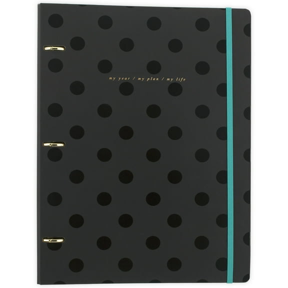 West Village by Mead 3-Ring Binder with Notebook Black Large 934 x 12 12 - West