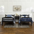 thumbnail image 5 of Walker Edison Transitional Wood Twin-over-Twin Bunk Bed Frame, Black, 5 of 19