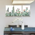thumbnail image 6 of Canvas Wall Art For Living Room Family Wall Decor For Bedroom Kitchen Wall Art Pictures Artwork Prints Green Succulent Cactus Wall Painting Modern Framed Bathroom Home Decorations 12" X 16"3 Piece, 6 of 6