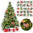 thumbnail image 4 of up to 60% off karymi 26 Letters Uppercase Letter Christmas Tree Ornaments PVC Alphabet Set for Personalized Holiday Decorations Kids Christmas Gifts, 4 of 4