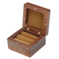thumbnail image 1 of Soporte de anillo de madera, organizador de joyas Caja de anillo de regalo de cumpleaos duradera para aniversarios para bodas para amigos para familia,Caja de anillo, caja de anillo, soporte de anillo Higoodz Cocina, Decoración y Otros, 1 of 1