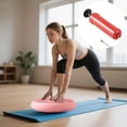 thumbnail image 3 of JIAHomeV Home Decor Portable Air for Yoga Mats High Speed Inflation Deflation with LED Light USB Rechargeable Cordless for Inflatable Pool Floats Beds Camping Gear Red,19X3.5CM, 3 of 5