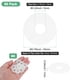 thumbnail image 3 of Uxcell 60-Pack M6 Arandelas Planas de Nylon 6mm ID 20mm OD 1mm Grosor Espaciador de Sellado Junta Anillo Blanco, 3 of 6