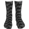 thumbnail image 2 of SEVEBJ Chaussettes Fantaisie Chaussettes Mi-Mollet Athlétiques Chaussettes de Sport Chaussettes de Course Chaussettes de Randonnée Cyclisme pour Femmes Hommes 16 Pouces Bleu, 2 of 7